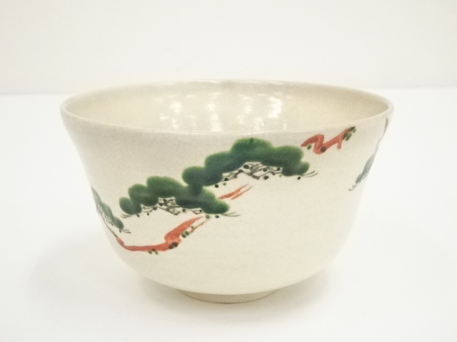 道具 ] - 道具 伊東陶山造 色絵松籟茶碗（共箱） | ネットショップ圭